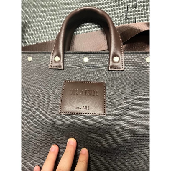 Line of trade canvas weekender bag gray duffel - Picture 4 of 10